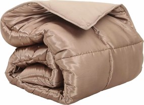 vidaXL Téli takaró Arany 200 x 140 cm Satin és Mikroszálas