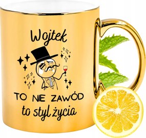 Prémium Arany Csillogó Bögre Katica Ajándék Nyomtatott Fotóval