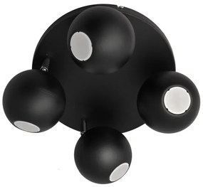 LED Spotlámpa MIDWAY 4xGU10/6,5W/230V fekete