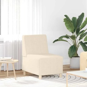 krémszínű kordbársony szövet kanapéfotel 55 cm
