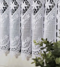 Mg Irigység 1559 batiszt Fehér ultramarin hímzés gipiura 100x45cm Ár!