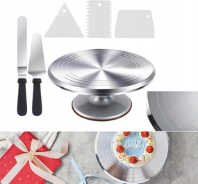 Forgó Tányér Sütemény Forgótányér Tortához Spatula Szett