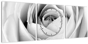 Kép - Rózsa virág részlete (órával) (90x30 cm)