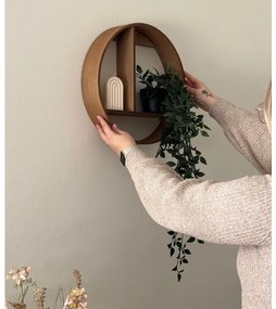 Fali dekoratív polc ACCENTS 37 cm - több színben Szín: Világosbarna