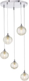 Dar Lighting Federico FED0550-08 Függőlámpa 5x25w/g9 ip20