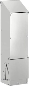 vidaXL Csirke etető Ezüst 13 x 12 x 51 cm Horganyzott acél