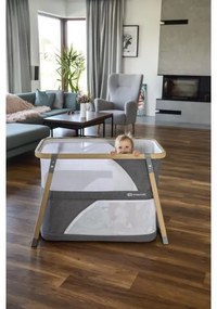 KINDERKRAFT - Utazó kiságy 4in1 SOFI szürke