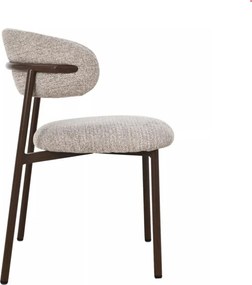 Elton II étkezőszék bézs/dió