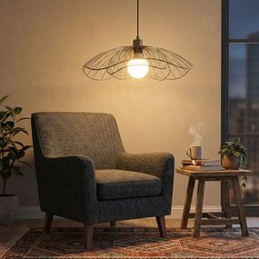 Farac 6381 vintage vas függőlámpa, Ø50 cm
