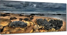 Vászonkép 180x90 Kő tengerpart Tenger