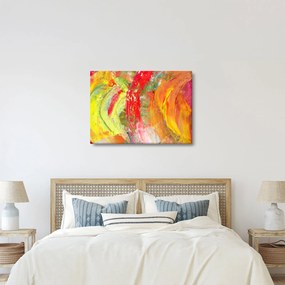 Absztrakció kép - festmény (70x50 cm)