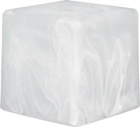 Klosz négyzet alakú E27 foglalathoz Lámpához 10x10 cm üveg