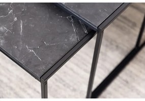 ALMA 3 részes antracit dohányzóasztal szett