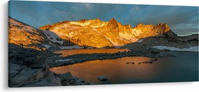 Egy hegyvidéki táj képe (120x50 cm)