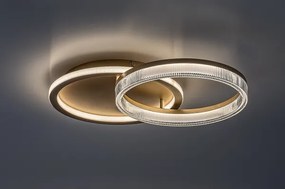 Rabalux 71472 - RIVONA LED fényerőszabályozható mennyezeti lámpa LED/22W/230V 3000–6500K 53,5×35 cm + távirányító