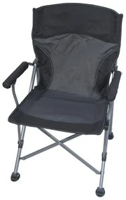 Összecsukható kempingszék fekete