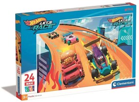 Hot Wheels Fire Track 24 db-os maxi puzzle Clementoni
