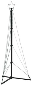 hideg fehér LED karácsonyfa 363 LED 182 cm