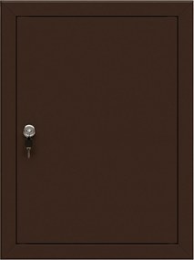 Revizor ajtó Fém Barna RAL8017 Revizor ajtó 50x80cm Zár