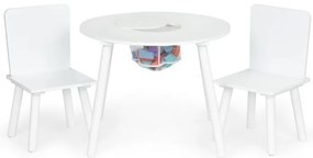 Fából készült gyerek asztal  MODERN+ 2 szék