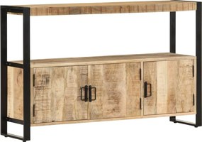 vidaXL tömör mangófa kisszekrény 120 x 30 x 75 cm