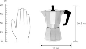 ESPERTO kávéfőző 6 személyes 20cm