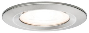 Paulmann 93439 Nova fürdőszobai beépíthető lámpa, kerek, fix, fehér, 2700K melegfehér, GU10 foglalat, 460 lm, IP44