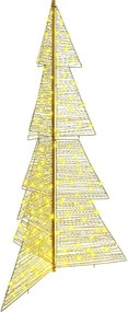 vidaXL Karácsonyfa 240 LED-del Meleg fehér 180 cm PET