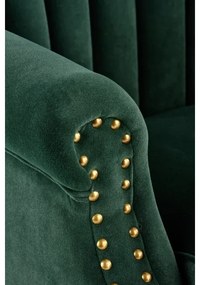 Fotel CLARUS sötétzöld