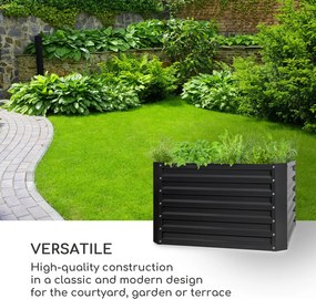 Blumfeldt Blum High Grow Straight, magaságyás, 100 x 60 x 100 cm, 600 l, acél