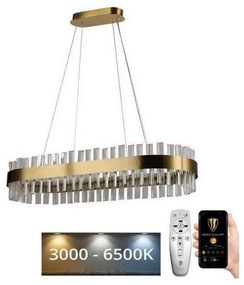 NEDES LED állítható fényerejű kristály csillár kábellel LED/45W/230V + DO ND3589