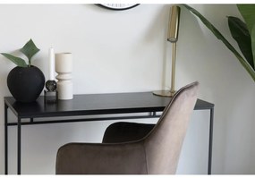 Vita íróasztal, fekete kerettel 100x45x75 cm