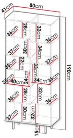 Regál Newelon R3D NW05 (kasmír + arany) . 1104873