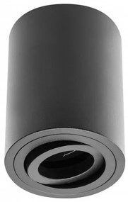 Lámpa Mennyezeti lámpatest SENSA, aluminium, 85x115, IP20, max 50W, kör, fekete