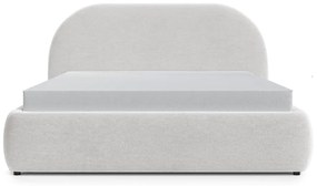 Franciaágy 160 cm Olivo P (ágyráccsal) (tárolóhellyel) (szürke + fekete) . 1100401