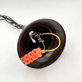 Brilagi - LED Csillár láncon COTTAGE 5xG9/40W/230V barna/fehér