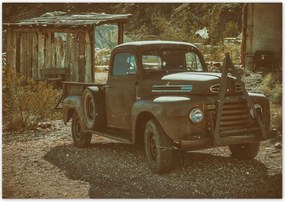 Poszterek 100x70 Amerikai teherautó