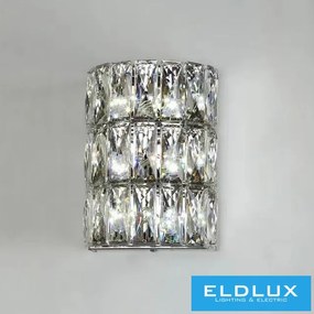 ELDLUX W89401-3 Kristály Fali Lámpa LED IP20
