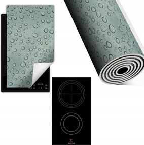 Indukciós Védőszőnyeg Konyhapult 30x52 szürke cseppek