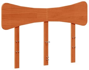 viaszbarna tömör fenyőfa fejtámla 120 cm