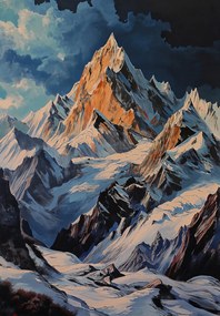 Poszter 68x98cm Hegyek Fenség Pillanatok