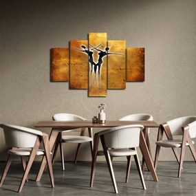 Festmény képe egy táncoló párról (150x105 cm)