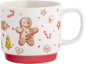 Karácsonyi Bögre Porcelán Édesség Mézeskalács Ajándék Altom Design 430ml