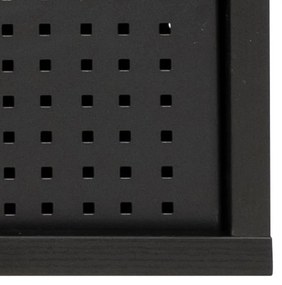 Fekete TV-állvány kőrisfa dekorral 180x44,5 cm Angus – Actona