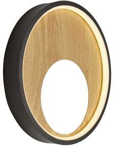 Searchlight 36303-1BK - LED fali lámpa CURIO LED/11W/230V barna