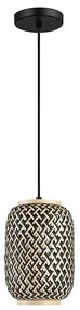 Rabalux 72091 - ADALLA rattan függeszték 1xE27/40W/230V, kábellel