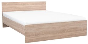 Miami franciaágy ágyneműtartó nélkül 160x200 cm sonoma tölgy-sonoma tölgy