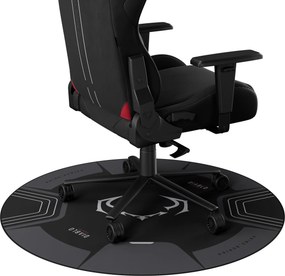 Csúszásmentes védőszőnyeg gamer székhez, fekete-szürke