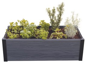 Keter magaságyás szürke, 106 x 32 x 50 cm, , S
