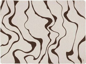 Barna-krémszínű takaró 150x200 cm Felu – noo.ma